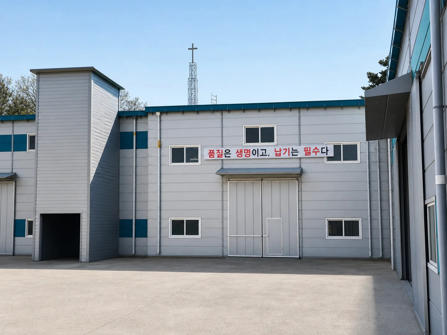 Actual tidy view of HAEJOO NC Plant 1 Building
