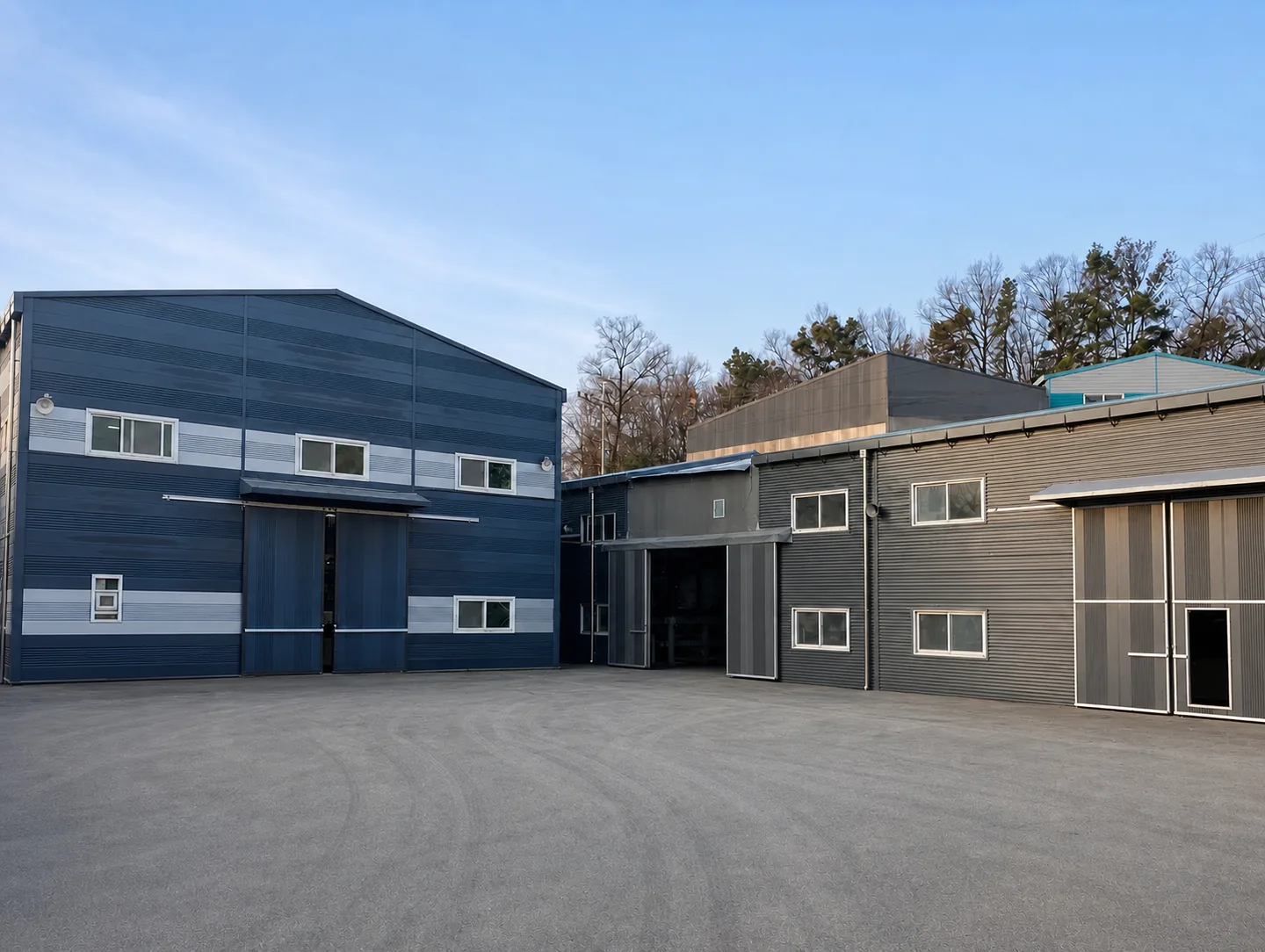 Production and shipping space of HAEJOO NC Gimpo company-owned factory with temporary storage organized and corrected