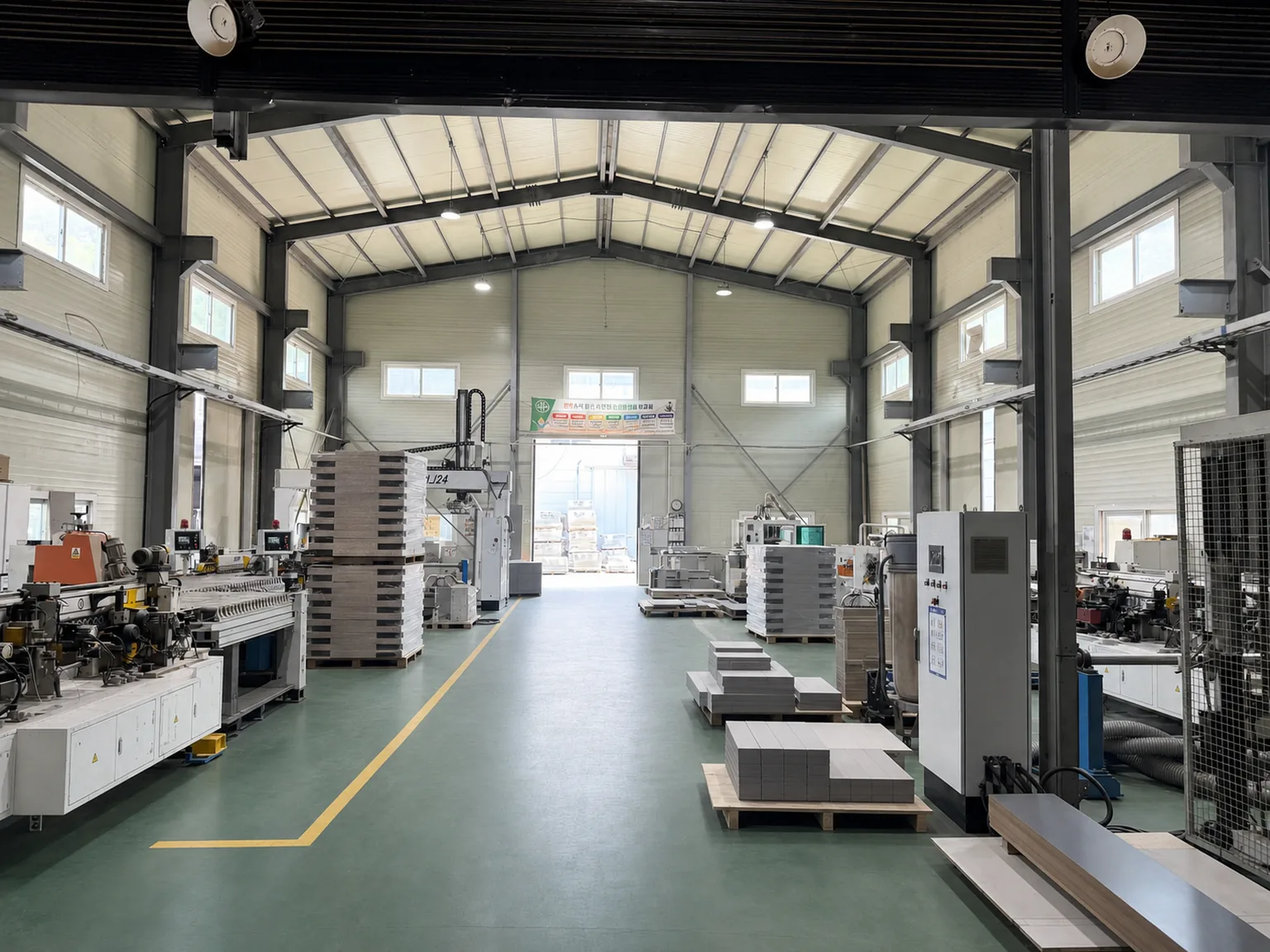 Haezoo NC Production Line Connecting Processing and Loading Sections